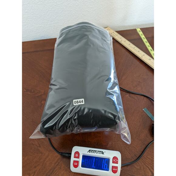 Fila Sport Faux Fur Fleece Jacket M Black Full Zip Tribal Boho Long Sleeve Layer - Picture 11 of 13